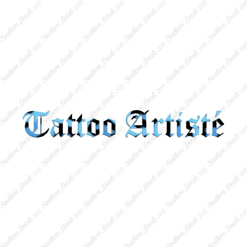 Tattoo Artiste Artist