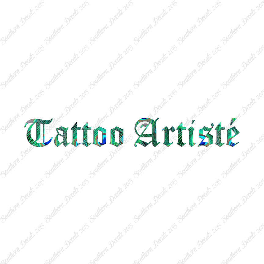 Tattoo Artiste Artist