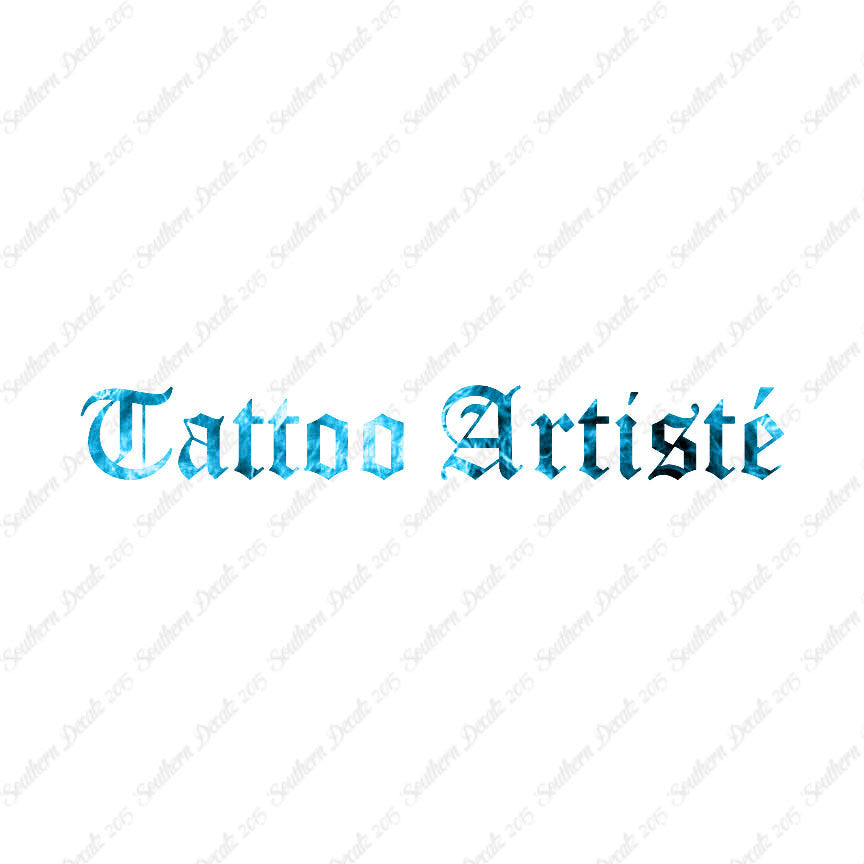 Tattoo Artiste Artist