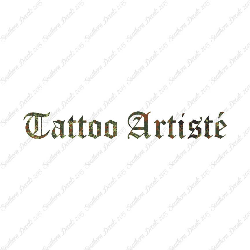 Tattoo Artiste Artist