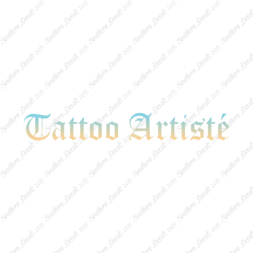 Tattoo Artiste Artist