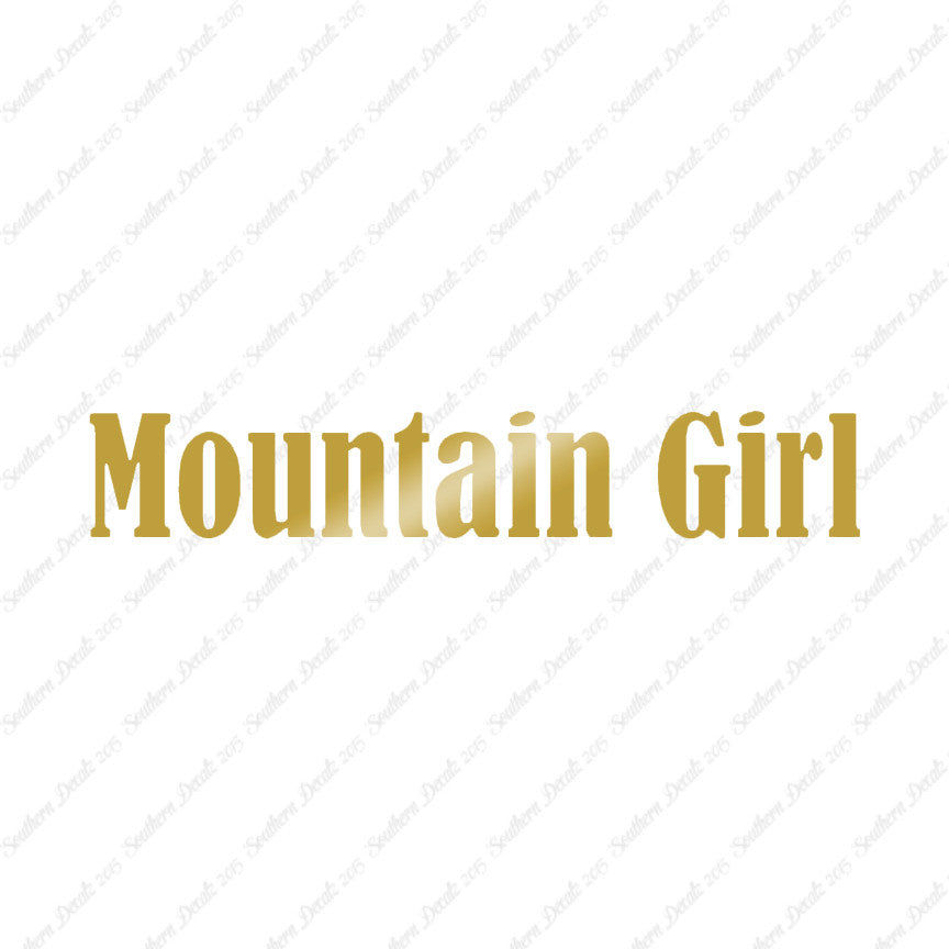 Mountain Girl
