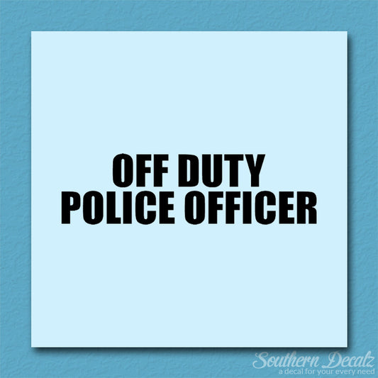 Off Duty Police Officer
