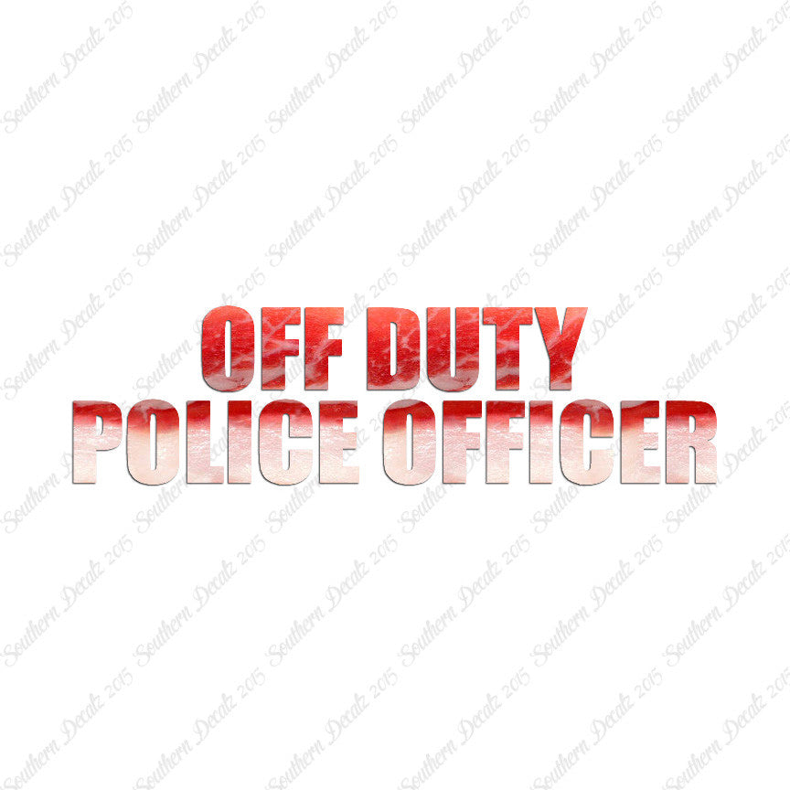 Off Duty Police Officer