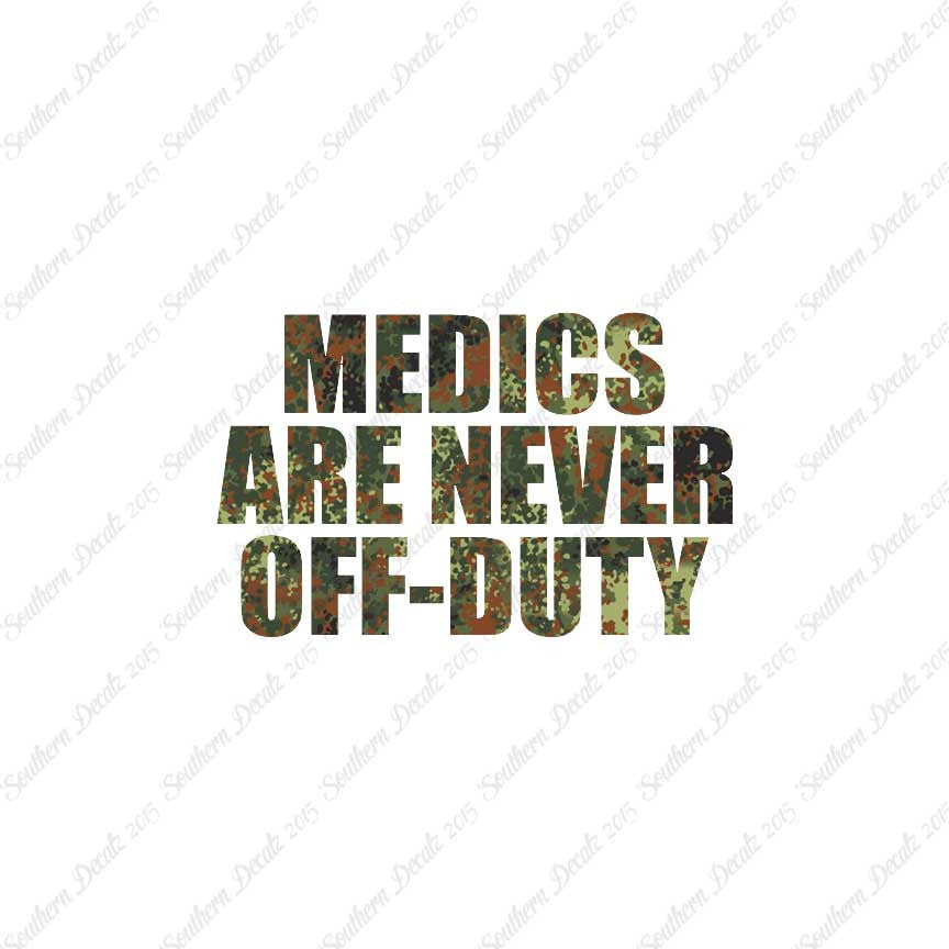 Medics Never Off Duty