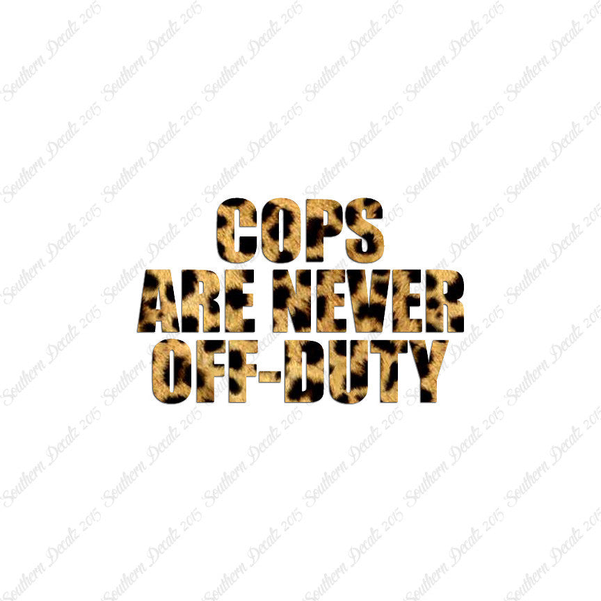 Cops Never Off Duty