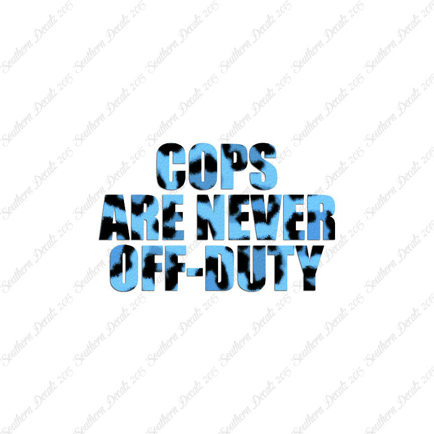 Cops Never Off Duty