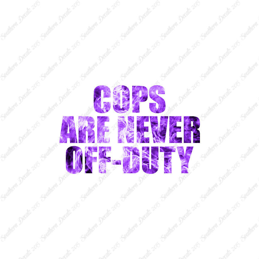 Cops Never Off Duty