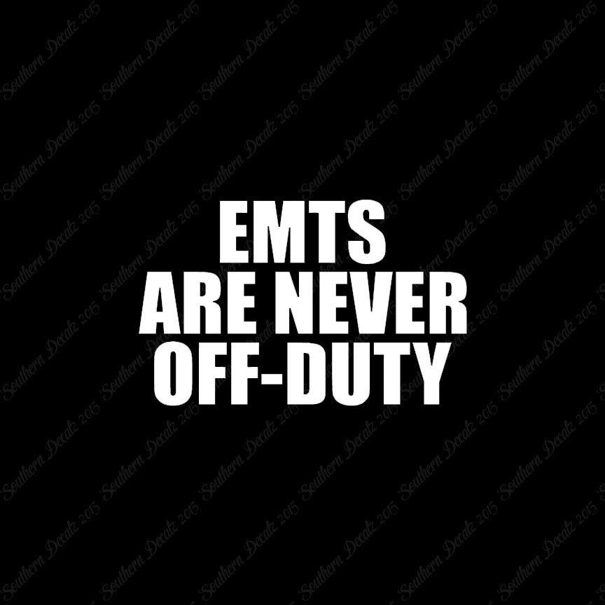 EMTs Never Off Duty