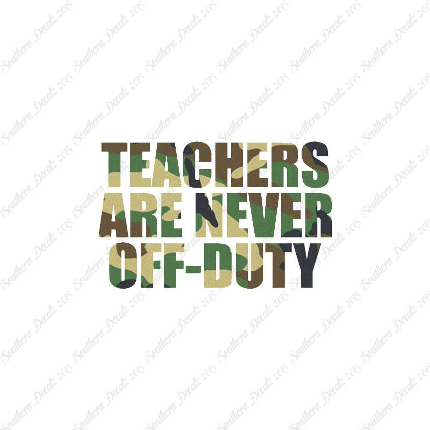 Teachers Never Off Duty