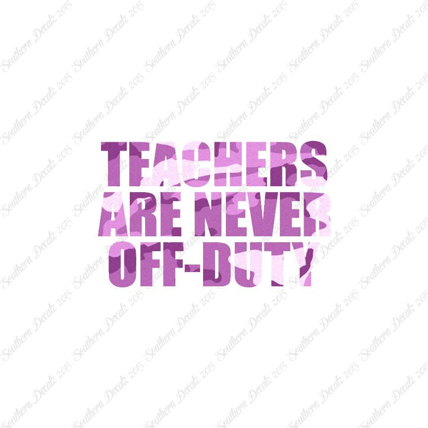 Teachers Never Off Duty