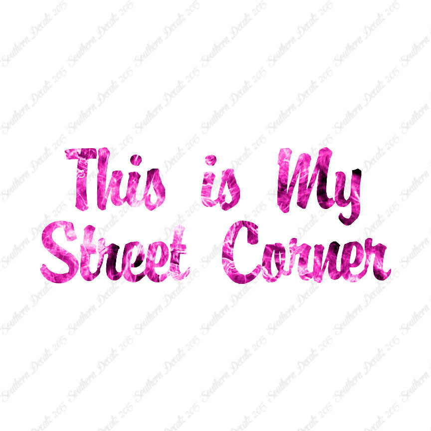 This Is My Street Corner