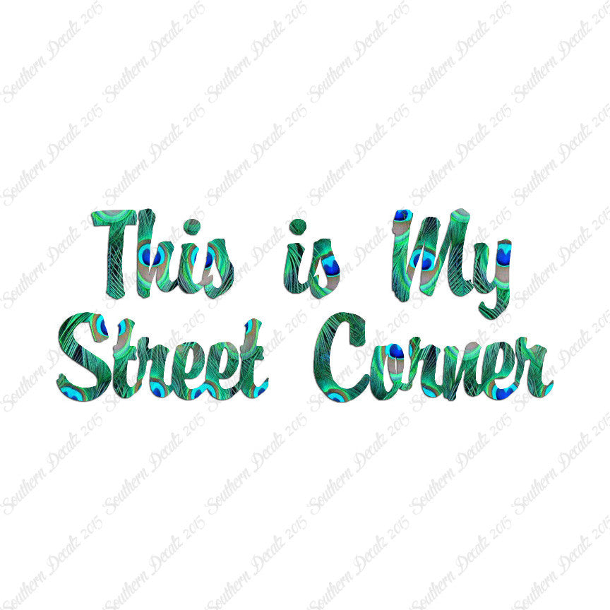 This Is My Street Corner