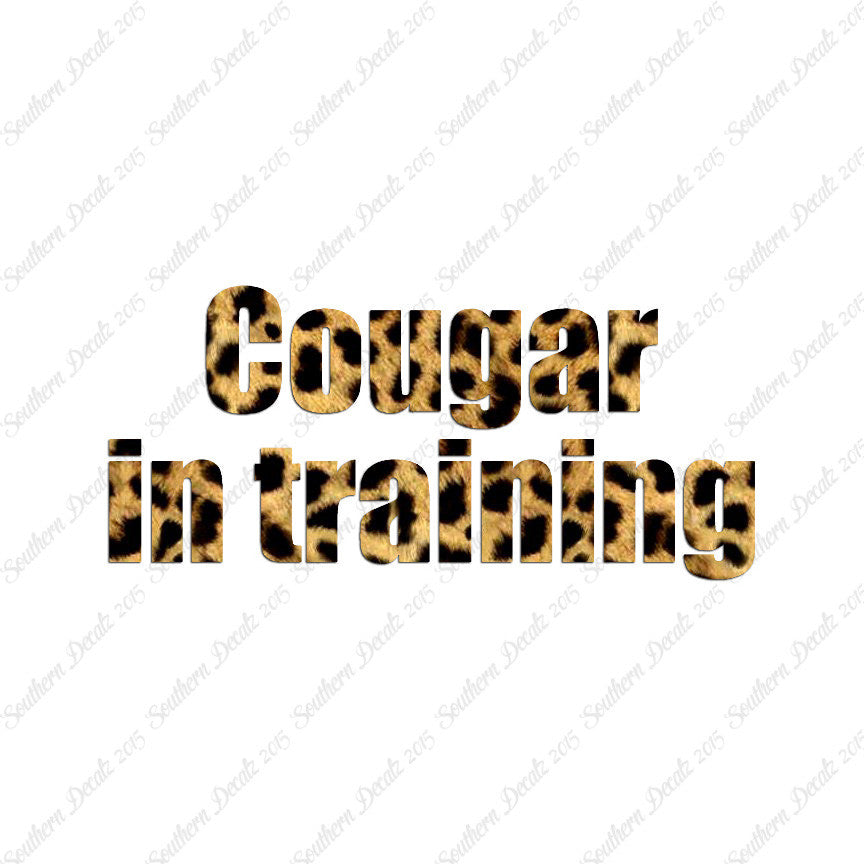 Cougar In Training