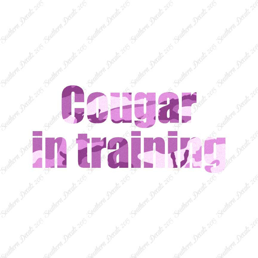 Cougar In Training