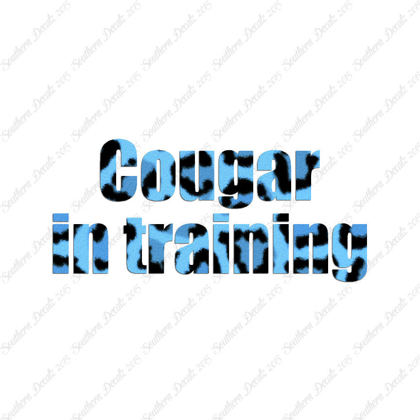 Cougar In Training
