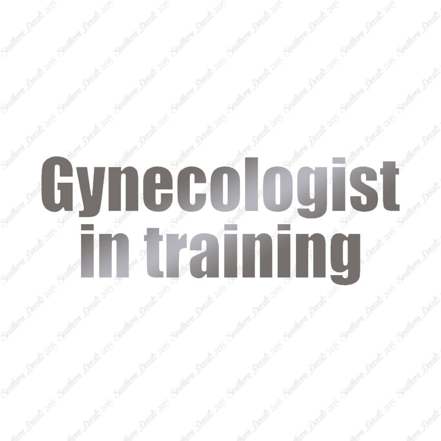 Gynecologist In Training