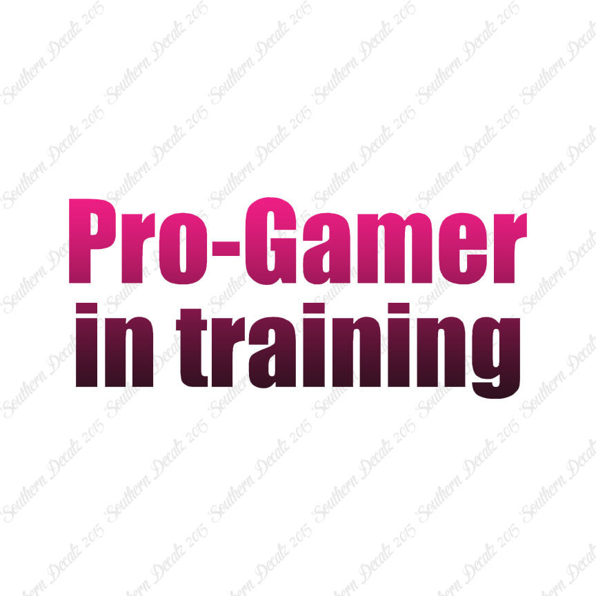Pro Gamer In Training