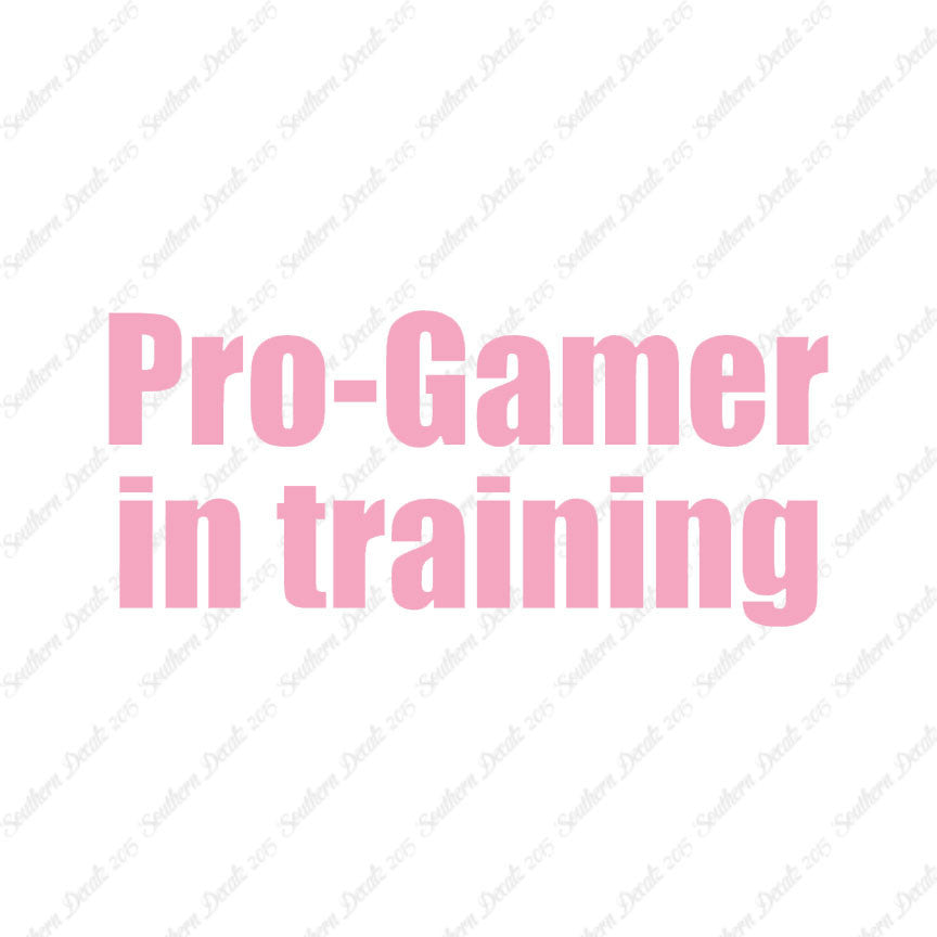 Pro Gamer In Training