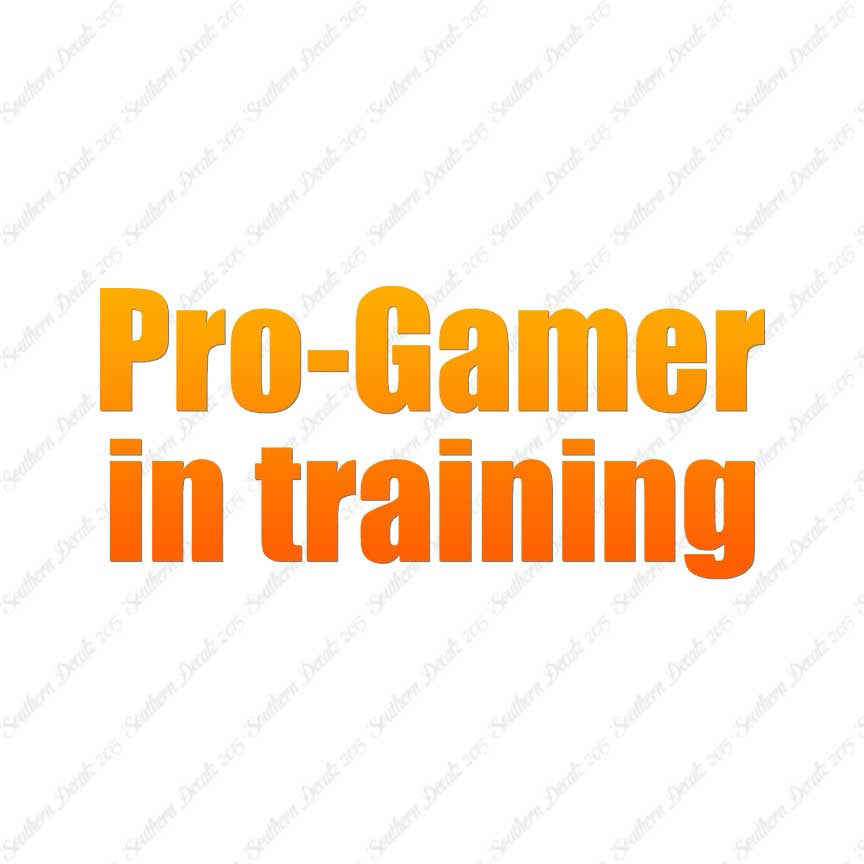 Pro Gamer In Training