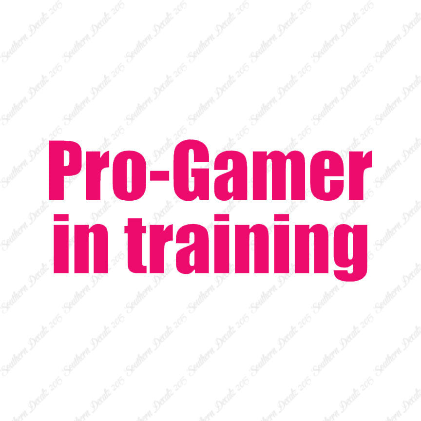 Pro Gamer In Training