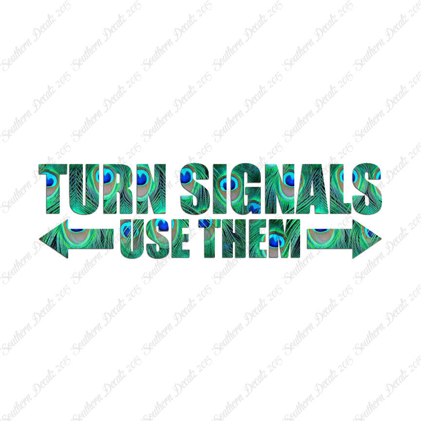 Turn Signals Use Them