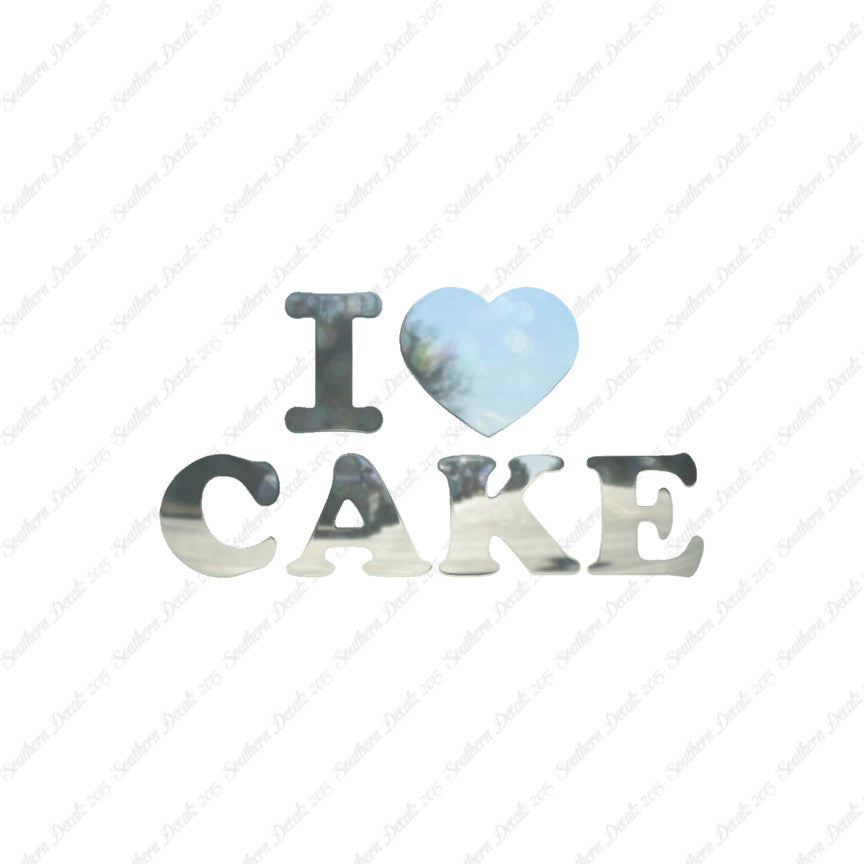 I Heart Love Cake