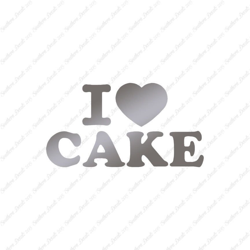 I Heart Love Cake