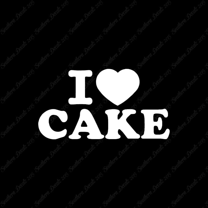 I Heart Love Cake