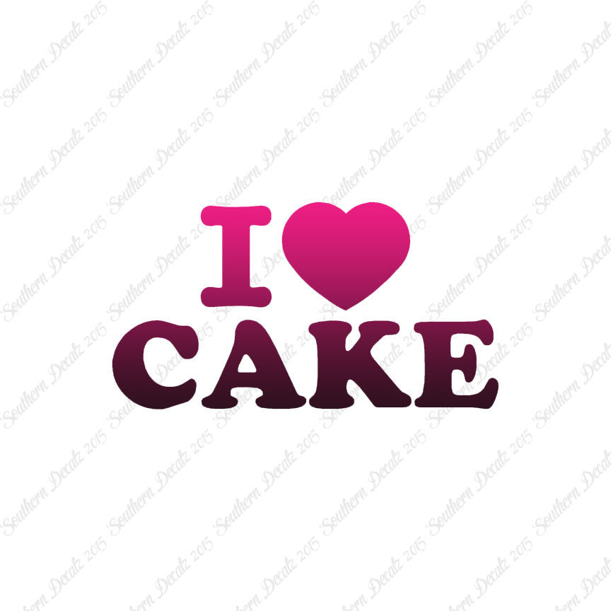 I Heart Love Cake