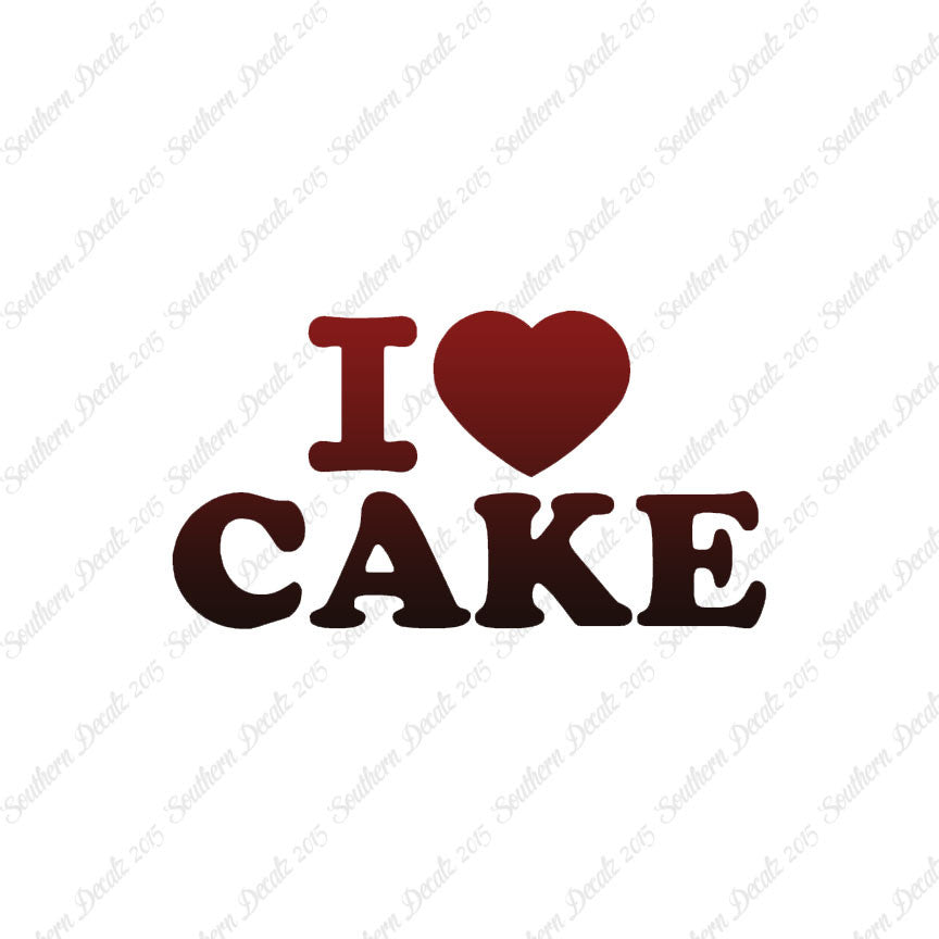 I Heart Love Cake