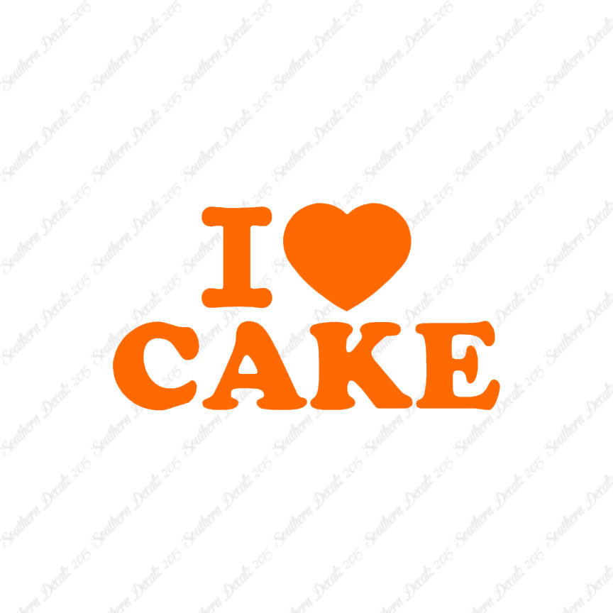 I Heart Love Cake