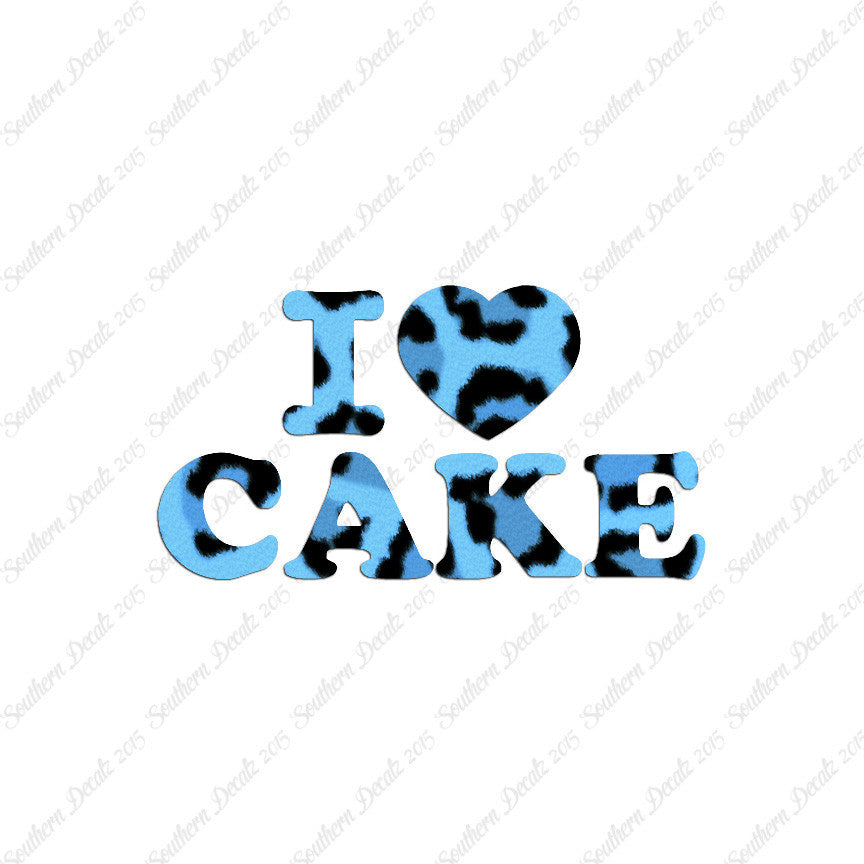 I Heart Love Cake