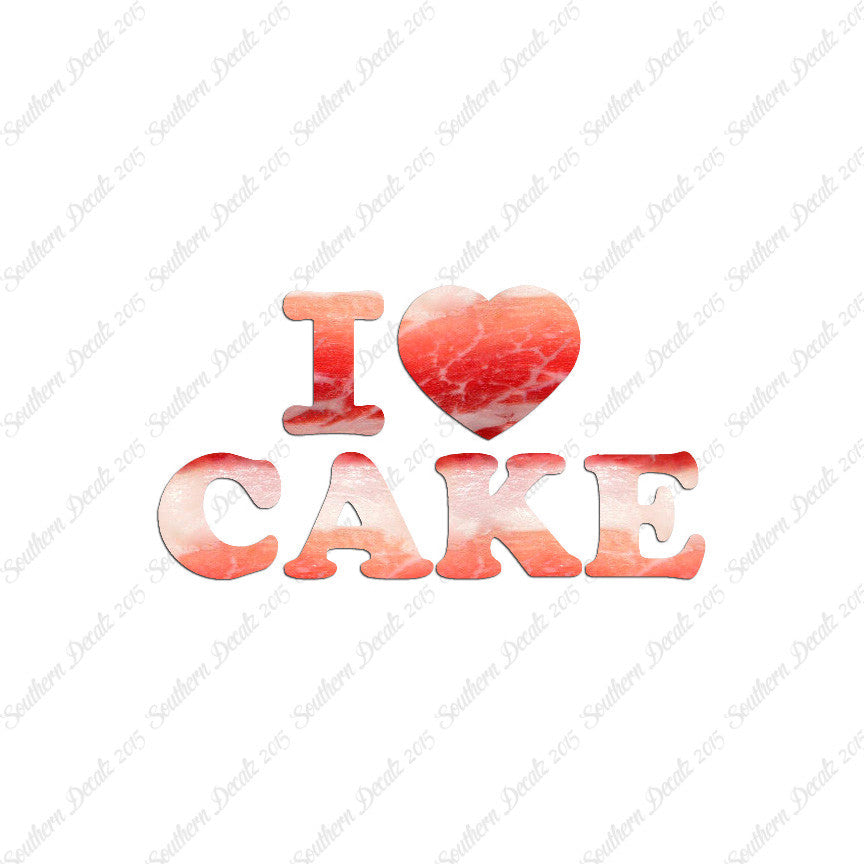I Heart Love Cake