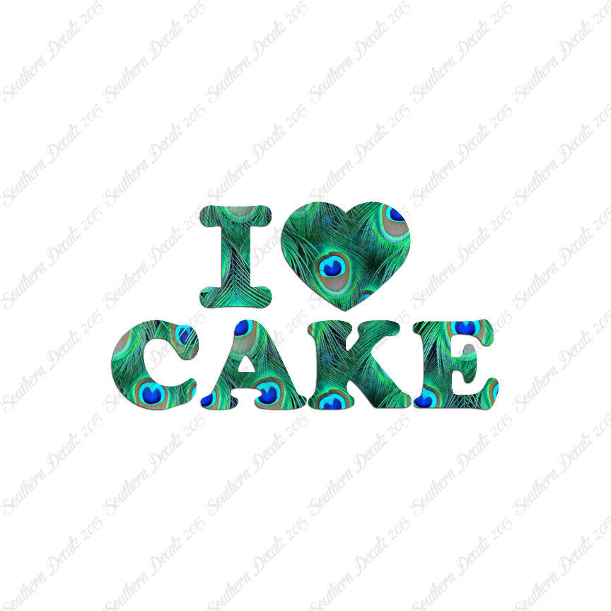 I Heart Love Cake
