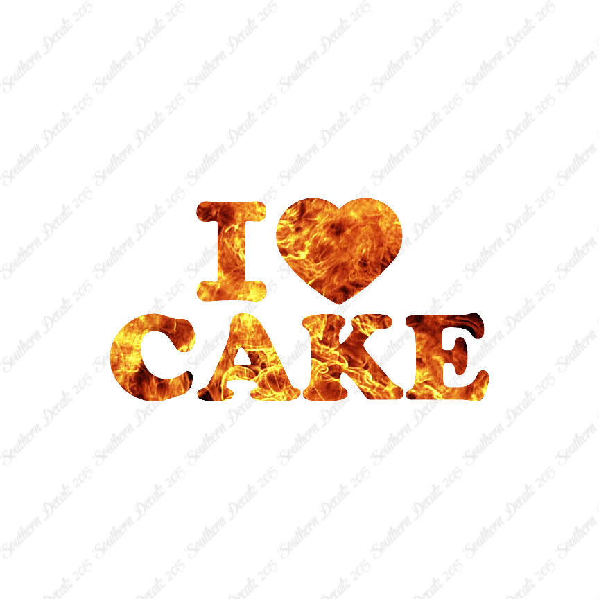 I Heart Love Cake