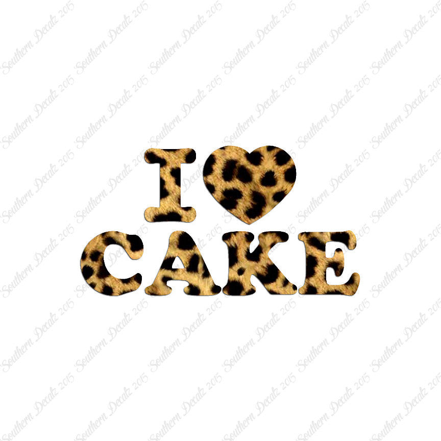I Heart Love Cake