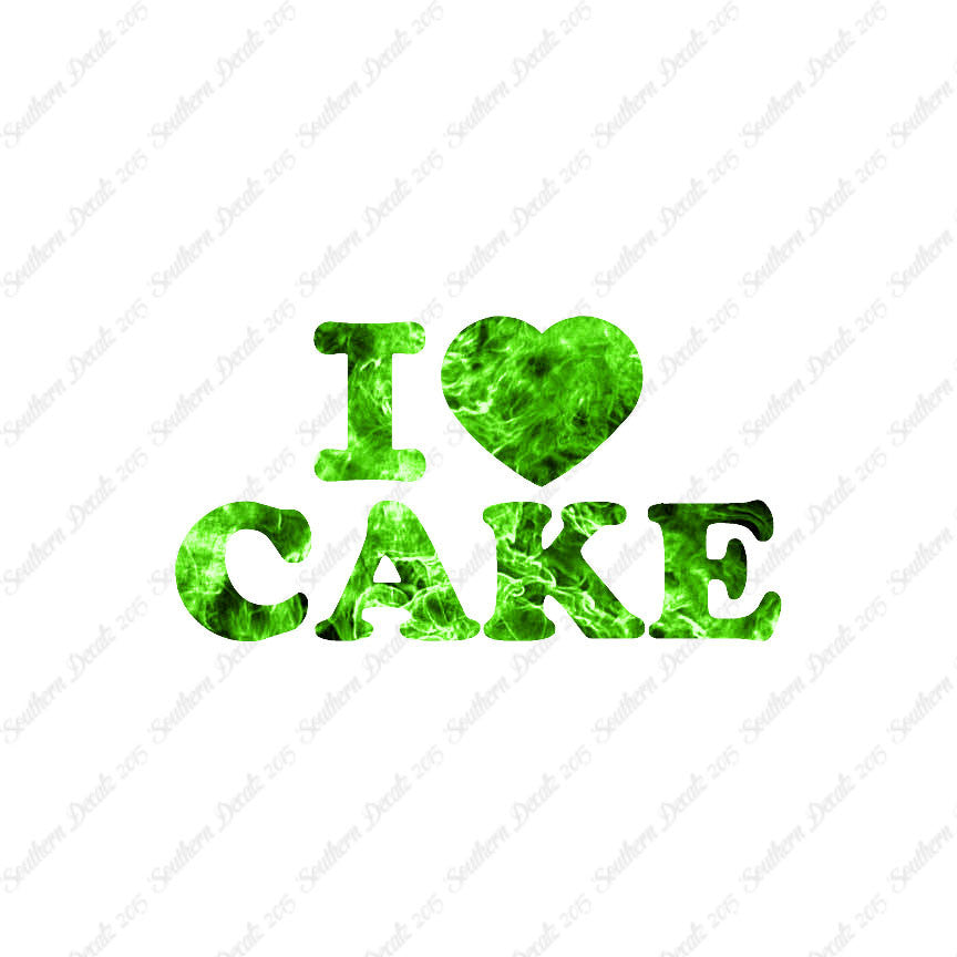 I Heart Love Cake