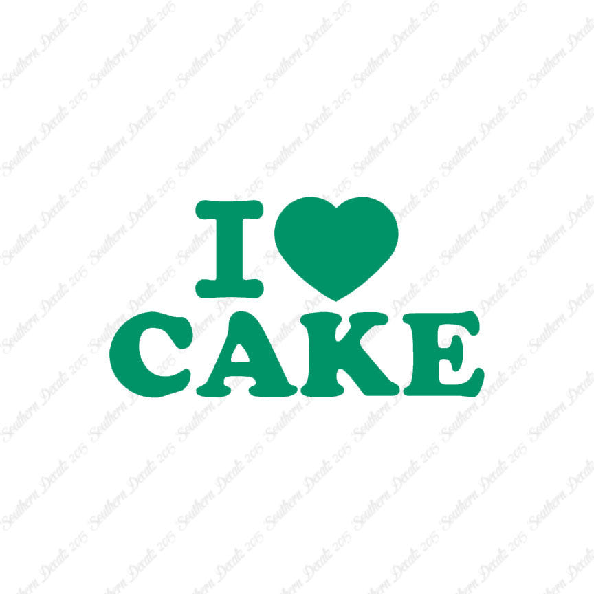 I Heart Love Cake