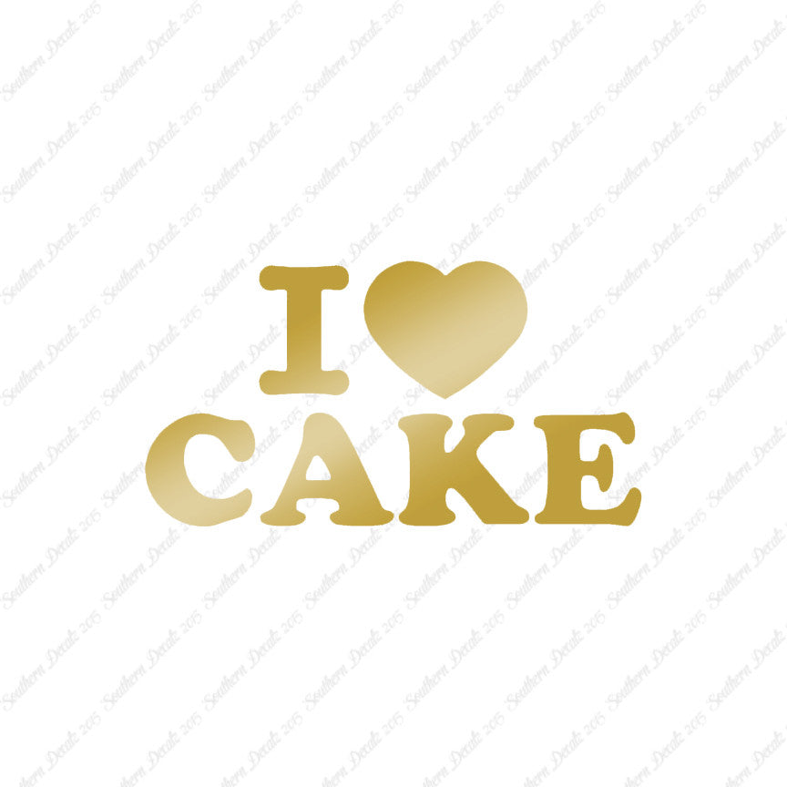 I Heart Love Cake