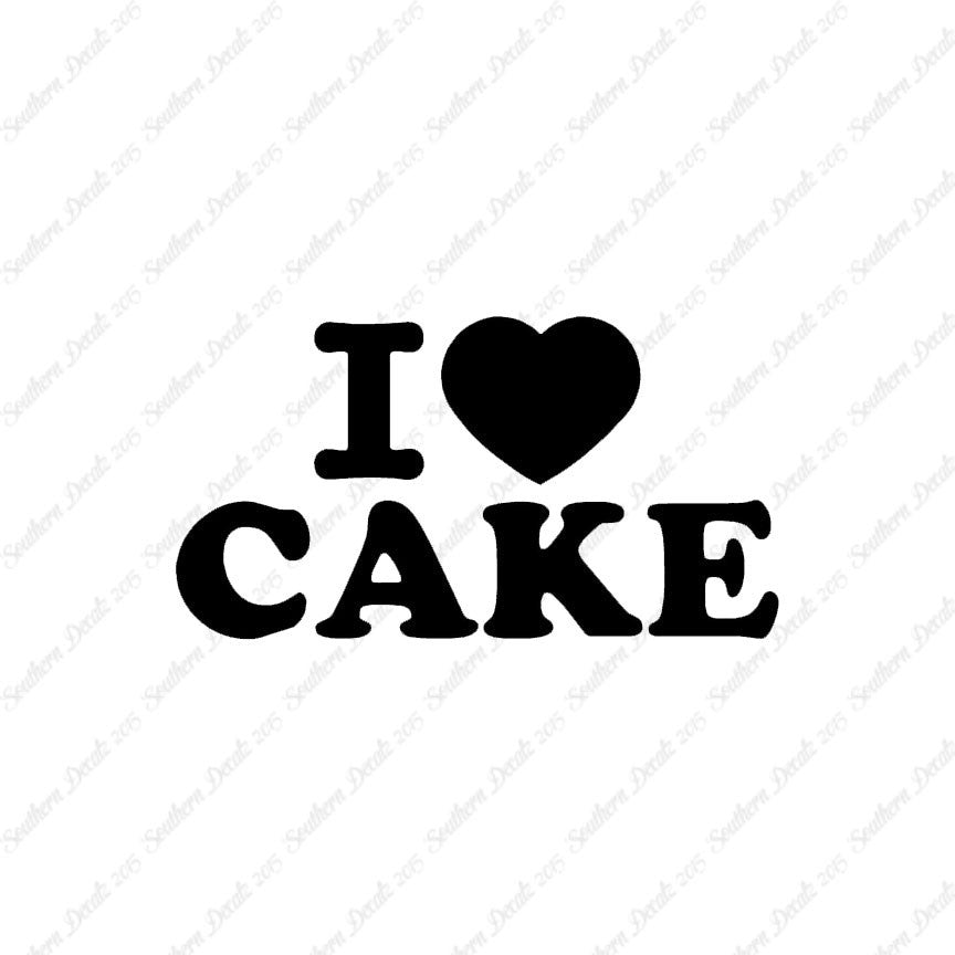 I Heart Love Cake