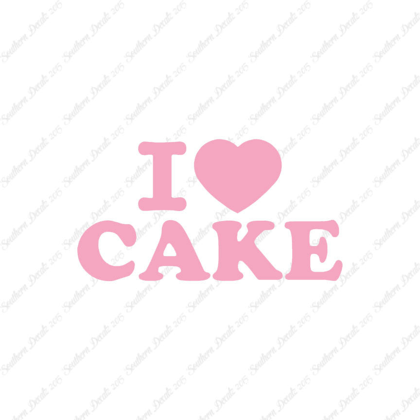 I Heart Love Cake
