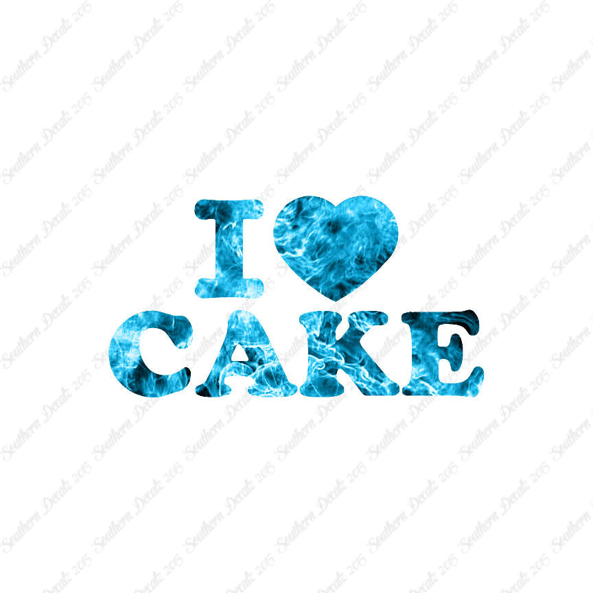 I Heart Love Cake