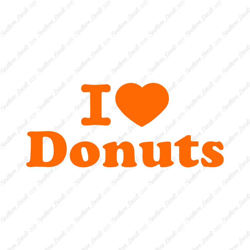 I Heart Love Donuts
