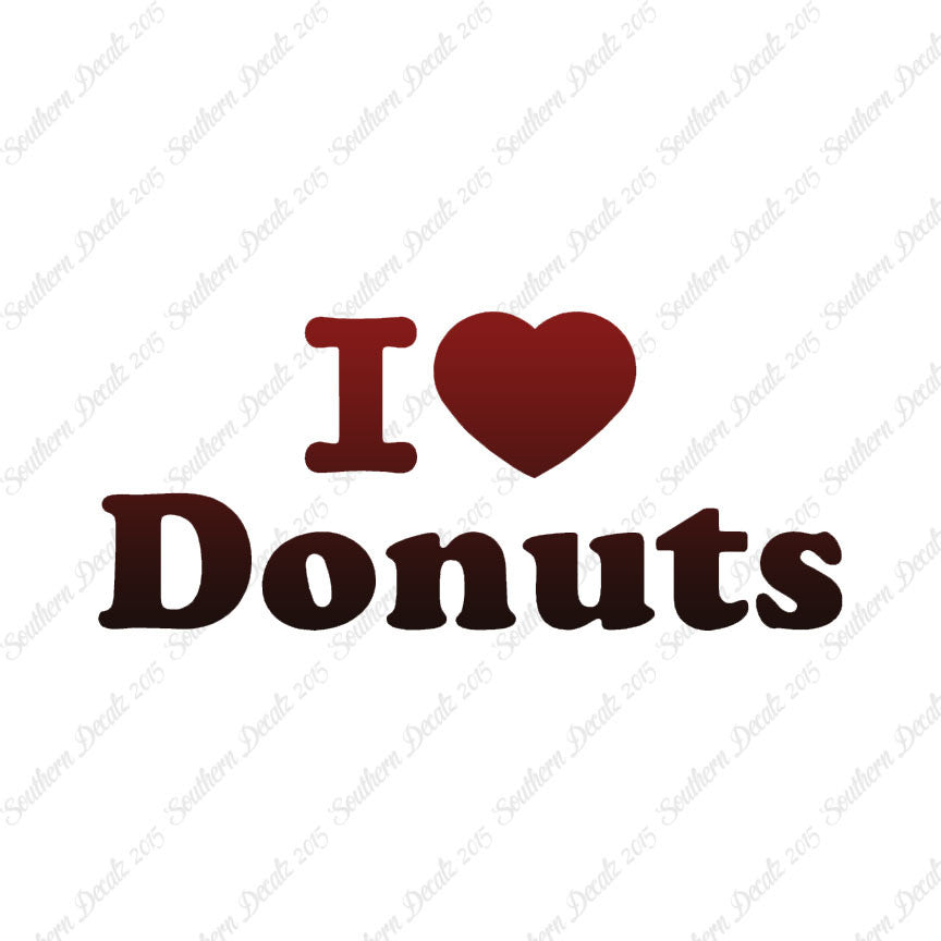 I Heart Love Donuts