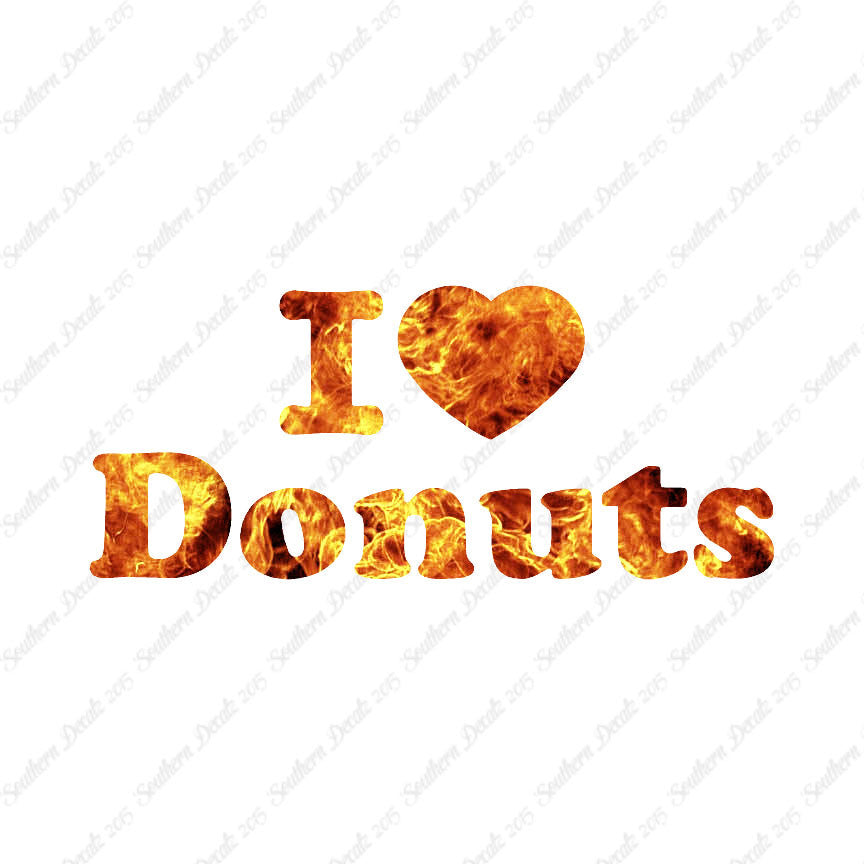 I Heart Love Donuts