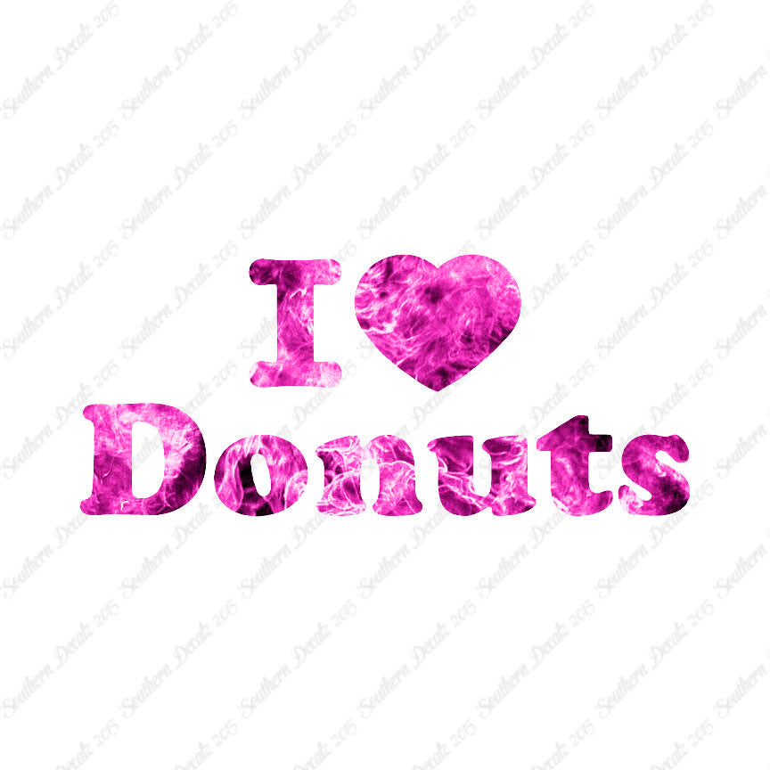 I Heart Love Donuts