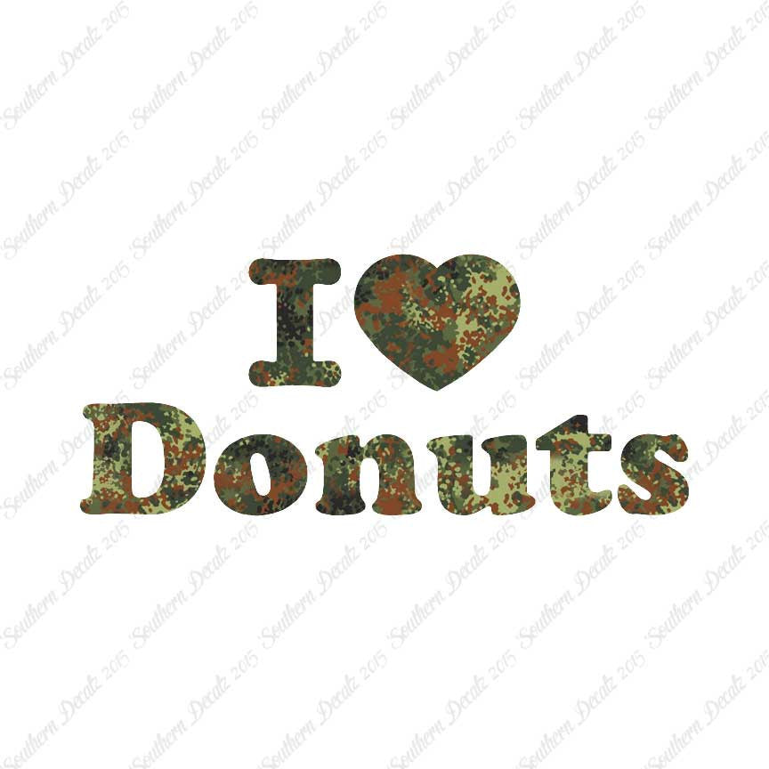 I Heart Love Donuts