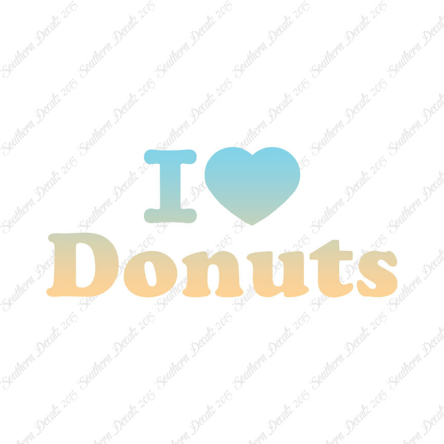 I Heart Love Donuts