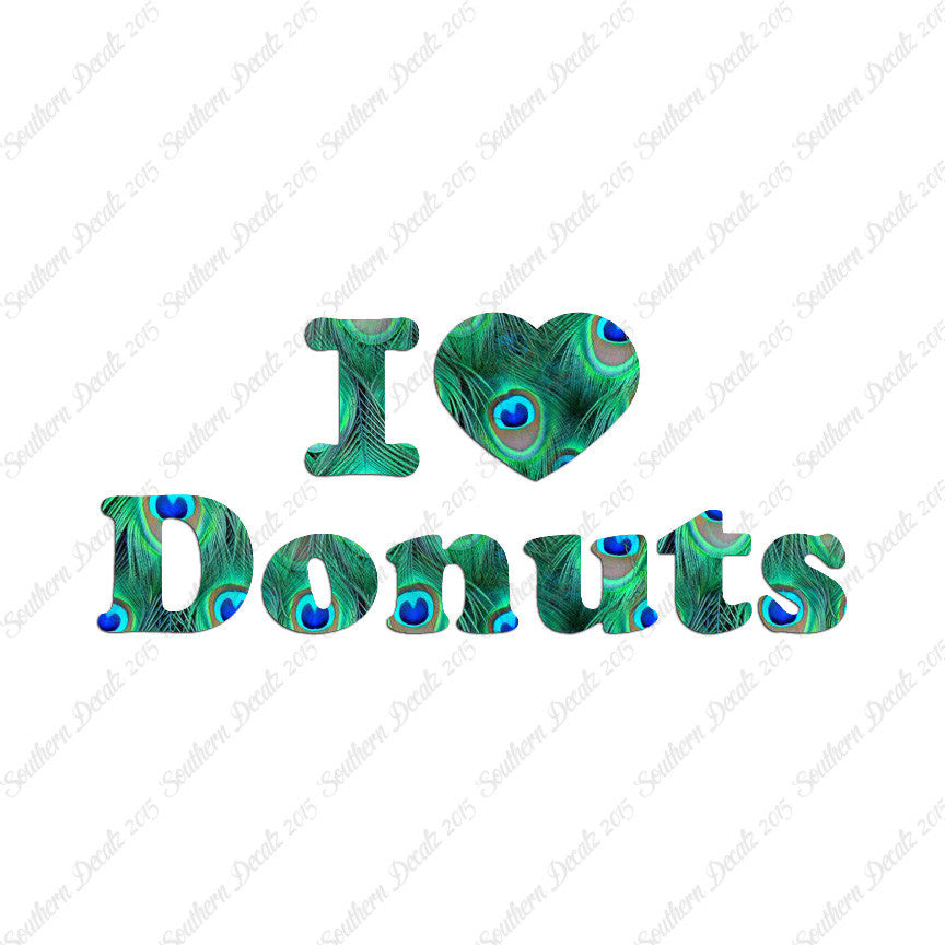 I Heart Love Donuts